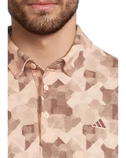 adidas Golf Go-To Printed Golf Polo Shirt Men's