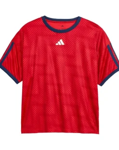 adidas Kids Aop World Soccer Top (Big Kid)