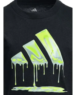 adidas Kids Chrome Drip Logo Tee (Toddler/Little Kid)