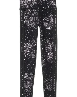 adidas Kids Glam AOP 3 Stripe Cozy Legging (Big Kid)