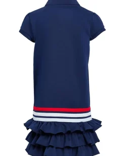 adidas Kids Ruffle Polo Dress (Toddler/Little Kids)
