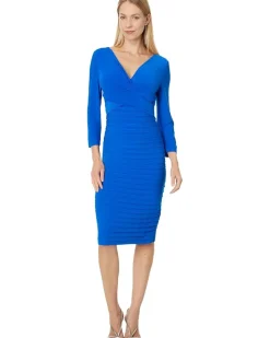 Adrianna Papell Banded Short Dress Women's