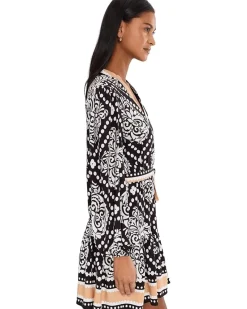 Adrianna Papell Printed Short Dress Women's