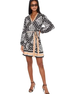 Adrianna Papell Printed Short Dress Women's