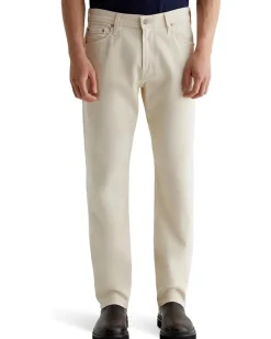 AG Jeans Everett Slim Straight Jeans in 1 Year Ivory Cream Men's