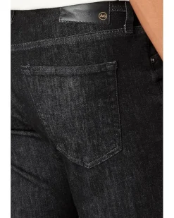 AG Jeans Everett Slim Straight Fit Jeans in Black Marble Men's