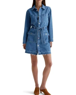 AG Jeans Luisa Long Sleeve Shirt Dress Women's
