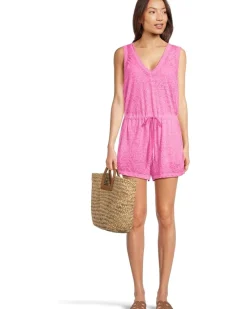 BECCA Beach Date Romper with pockets cover-up Women's