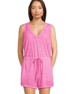 BECCA Beach Date Romper with pockets cover-up Women's