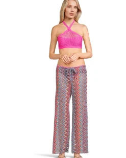 BECCA Castaway Kaia Textured High Neck Top Women's