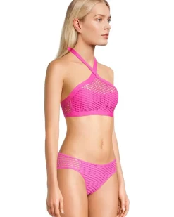 BECCA Castaway Kaia Textured High Neck Top Women's