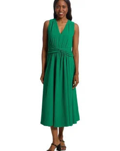 Calvin Klein Gauze Twist Front Aline Women's