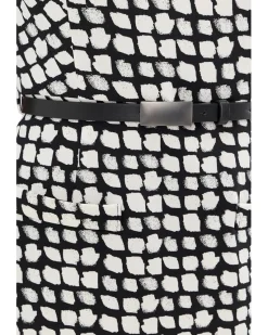 Calvin Klein Short Sleeve Belted Bubble Aline Women's