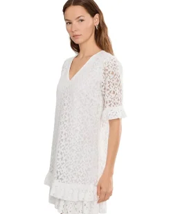 CeCe Lace V-neck Shift Dress Women's