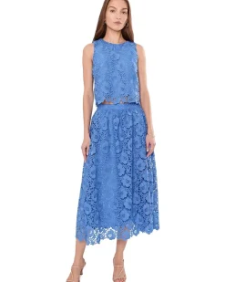 CeCe Sleeveless Lace Top Women's