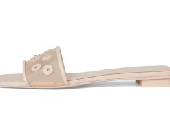 COACH Flat Sandals With Tea Rose Women's