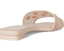 COACH Flat Sandals With Tea Rose Women's