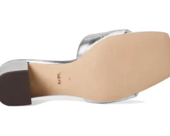 COACH Holly Block Heel Sandals with Quilting Women's