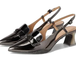 COACH Nikola Metallic Leather Hybrid Slingback Women's