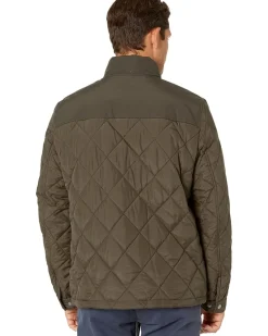 Cole Haan 28" Tonal Mix Media Diamond with Faux Sherpa Lining Men's