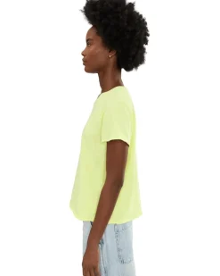 Elliott Lauren Garment Dye Tees - Short Sleeve Crew Neck Tee Women's