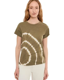 Elliott Lauren Sonar - Short Sleeve Circular Tye Dye Tee Women's