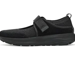 FitFlop F-mode Flow Knit/Suede Mary Janes Women's