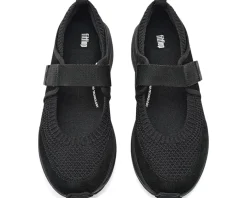 FitFlop F-mode Flow Knit/Suede Mary Janes Women's