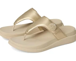 FitFlop F-Mode Go Beadie-Button Adj. Flatform Toe/Post Sandals Women's