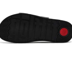 FitFlop Gen FF Buckle Tumbled Leather Two Bar Slides Women's