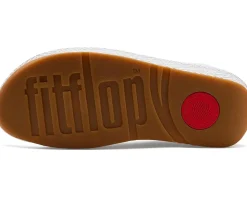 FitFlop Lulu Lux Graphic-weave Leather Cross Slides Women's