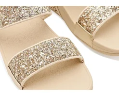 FitFlop Lulu Multi-Tonal Glitter Slides Women's