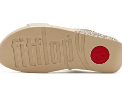 FitFlop Lulu Multi-Tonal Glitter Slides Women's