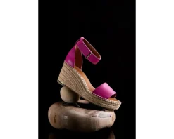 Franco Sarto Clemens Raffia Espadrille Wedge Heel Sandals Women's