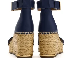 Franco Sarto Clemens Raffia Espadrille Wedge Heel Sandals Women's