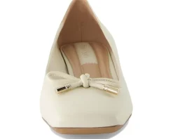 Franco Sarto Natalia Square Toe Block Heel Pumps with Bow Women's