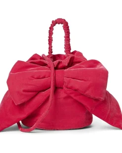 Free People Belle Velvet Bow Bag