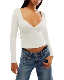 Free People Duo Corset Long Sleeve Women's