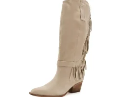 Free People Faith Fringe Western Boots Women's