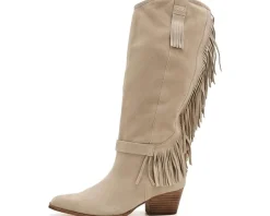 Free People Faith Fringe Western Boots Women's