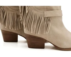 Free People Faith Fringe Western Boots Women's
