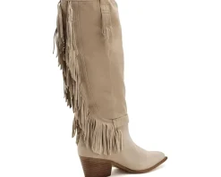 Free People Faith Fringe Western Boots Women's