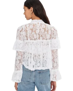 Free People Lilabeth Lace Top Women's