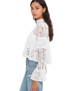 Free People Lilabeth Lace Top Women's