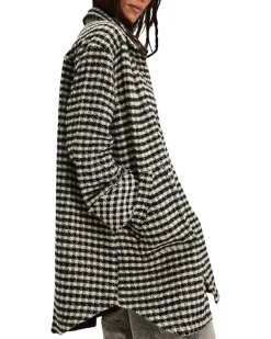 Free People We The Free Get Around Houndstooth Shirt Women's