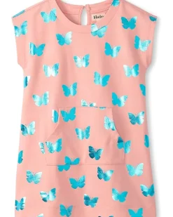 Hatley Kids Glitter Butterfly Slouchy Dress (Toddler/Little Kid/Big Kid)