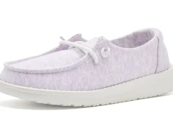 Hey Dude Kids Wendy Y Stretch Jersey Lilac