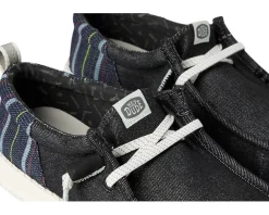 Hey Dude Wally Funk Striped Denim Men's