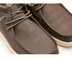 Hey Dude Wally Mid Gripr Stretch Canvas Men's
