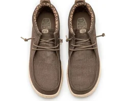 Hey Dude Wally Mid Gripr Stretch Canvas Men's